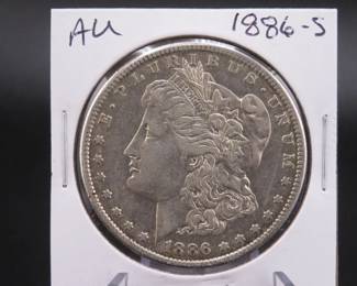 Lot 126. 1886 S High Grade Morgan Silver Dollar