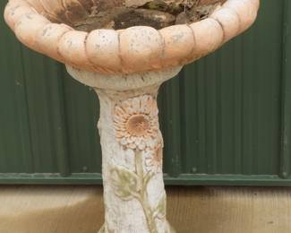 Lot 371. Concrete birdbath
