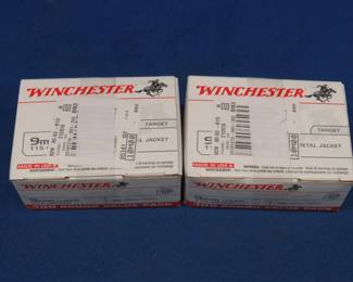 Lot 279. 200 Winchester 9mm rounds