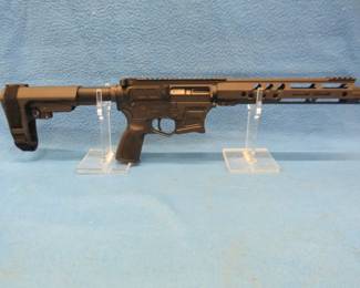 Lot 342. Lead Star LSA-9 9mm semi-auto pistol. S/N S901044. Owner states it's never been fired. Includes original box, manual, gun lock, and one magazine. Permit required. $500 minimum bid.