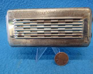 Lot 336. M. Hohner 48-hole double-sided tremolo harmonica. Key of A and D. Sounds great.