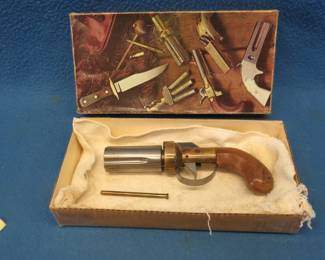 Lot 390. Classic Collection black powder pepperbox kit gun. Approx. .35 caliber.
