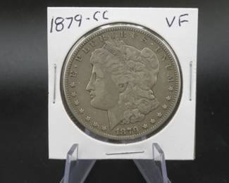 Lot 150. 1879 CC Morgan Silver Dollar. Minimum bid $500