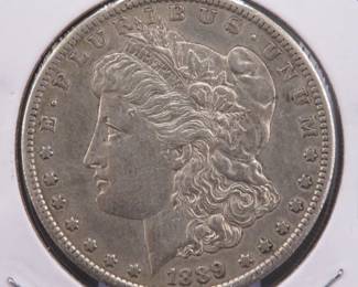 Lot 129. 1889 S High Grade Morgan Silver Dollar