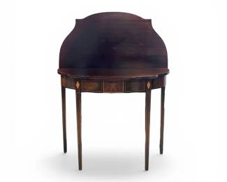 Imperial made dark stained mahogany Federal style card table