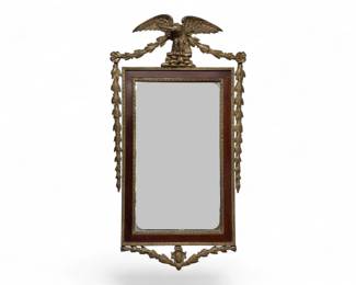 2nd period Federal style mirror with spread eagle