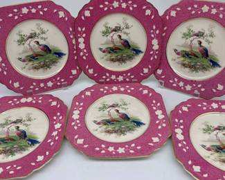 Lovely set of 6 Wedgwood pheasant plates