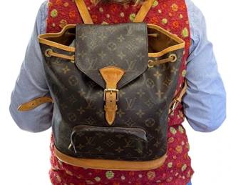 Louis Vuitton monogram “Montsouris” mini backpack