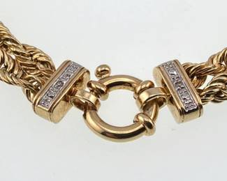 14kt, diamond bracelet