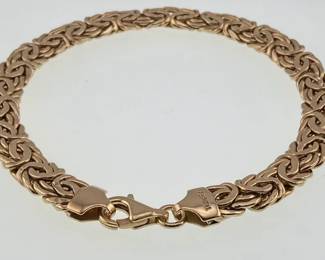 14kt Byzantine bracelet