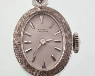 14kt white gold Girard Perregaux ladies watch