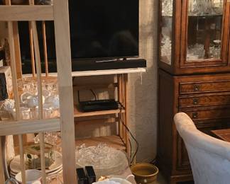 TV in the dining room.  That's a Vizio sound bar as well.