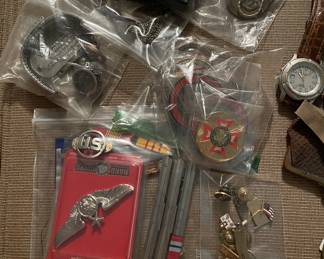Military pins & ribbons
