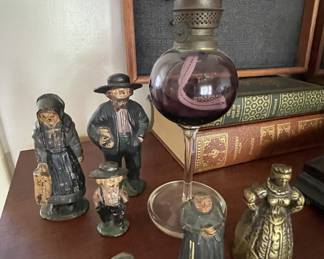 Miniature cast iron figures