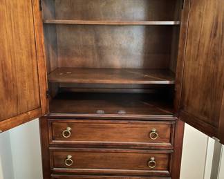 Inside of armoire