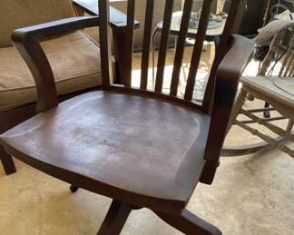 Antique desk chair 