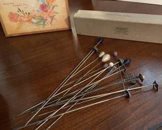 Antique hat pins