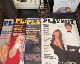 Collectible playboy magazines