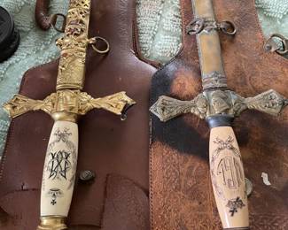 Knights of Templar Masonic swords