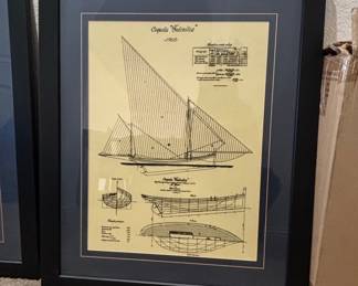 Coqueta 'Fatinilza' 1905 Boat Plans Print