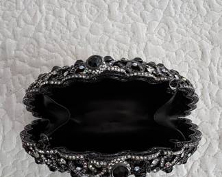 Crystal Peacock Embellished Clutch Evening Bag
