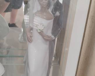 Lladro Porcelain Bride and Groom Figurine - The Happiest Day