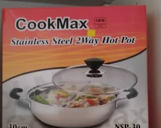 CookMax Stainless Steel 2-Way Hot Pot NSP-30