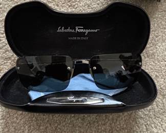 Salvatore Ferragamo Prisma 60mm Rectangular Sunglasses with Case