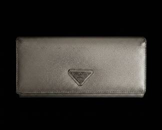 Prada Saffiano Leather Continental Wallet