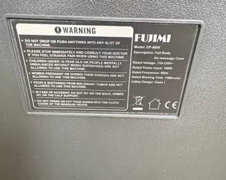 Fujimi EP-8800 Air-massage Chair
