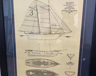 Pilot Schooner Gracie S. Blueprint - Smithsonian Plans