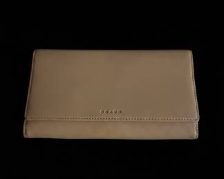 Coach Leather Trifold Wallet