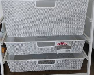 Elfa Medium Mesh Cabinet-Sized Drawer Unit