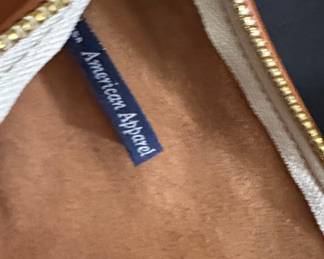 American Apparel Leather Pouch Clutch