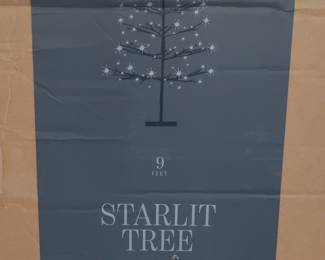 9-Foot Starlit Tree with White LED Lights