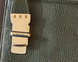 Coach Crosby Push Lock Leather Portfolio