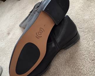 J.Crew "Riding" Black Leather Boots Size 9