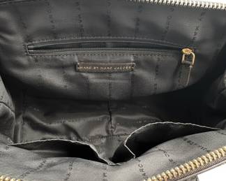 Marc By Marc Jacobs Women's Satchel Top Handle Bag Black Studded Leather