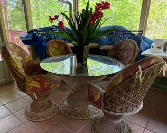 MCM Fiberglass Dining Set