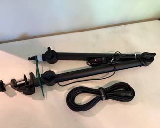 Gator Frameworks Professional Desktop Mounted Broadcast Mic Boom Stand