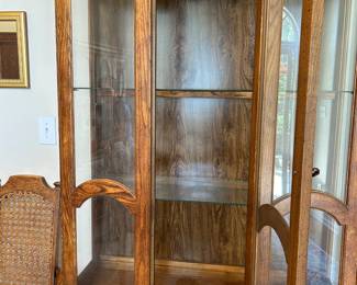 #5	China cabinet w 3 doors and 2 glass shelves 39x13x78"	 $120.00 
