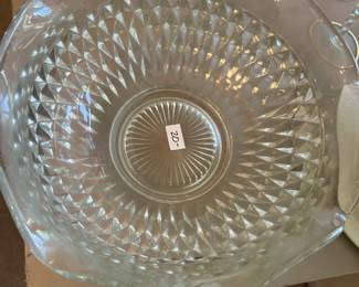 #72	Crystal Fluted Top Bowl - 11x5	 $20.00 