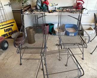 #134	Set of 2 Bouncy Chairs w/side Table	 $150.00 