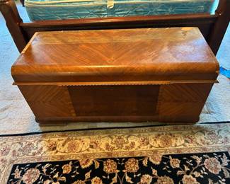 #80	Waterfall Lane Cedar Chest w/Tray (as is finish) - 46x18x21	 $45.00 