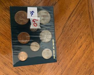 #61	Set of 8  1953-1954 Irish Coins	 $40.00 