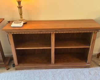 #26	Oak Bookshelf w/1 shelf - 54x15x30	 $125.00 