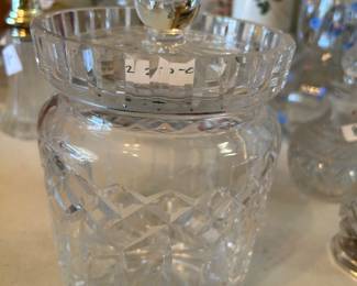 #50	Crystal Biscuit Jar - 5x6	 $20.00  #51	Crystal Biscuit Jar - 5x6	 $20.00 