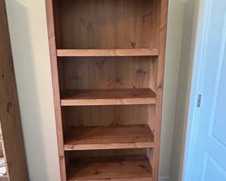 #122	Wood 4 Shelf Bookshelf - 30x12x72	 $75.00  #123	Wood 4 Shelf Bookshelf - 30x12x72	 $75.00 