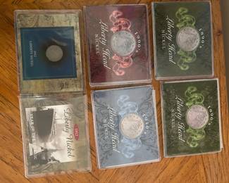 #62	Set of 5 Liberty Head Nickels	 $20.00 
