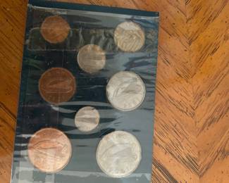 #61	Set of 8  1953-1954 Irish Coins	 $40.00 